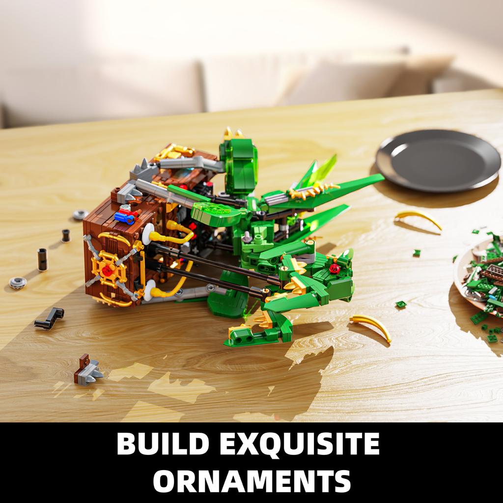 613PCS Mechanical Mantis Building Block Toys Sets Constructible Desk Christmas Presents