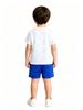 Summer Boys Cartoon Print Short Sleeve Shorts Set, Breathable Two-Piece Outfit For Home & Outdoor Wear