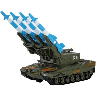 1/40 Scale Firm Alloy Toy, Guided Missile Toy, Missile Tank K1 Toy Durable for Kids Children Home Military Enthusiast