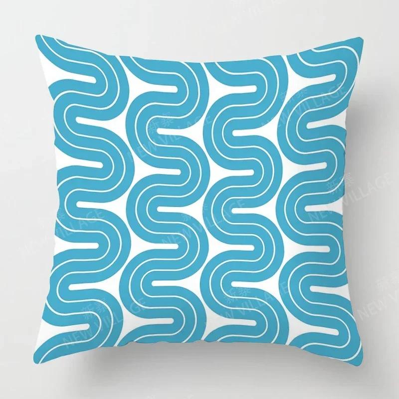 Nordic Fall Home Decor Autumn Throw Pillow Case Sofa Cushion Cover Modern  Geometry