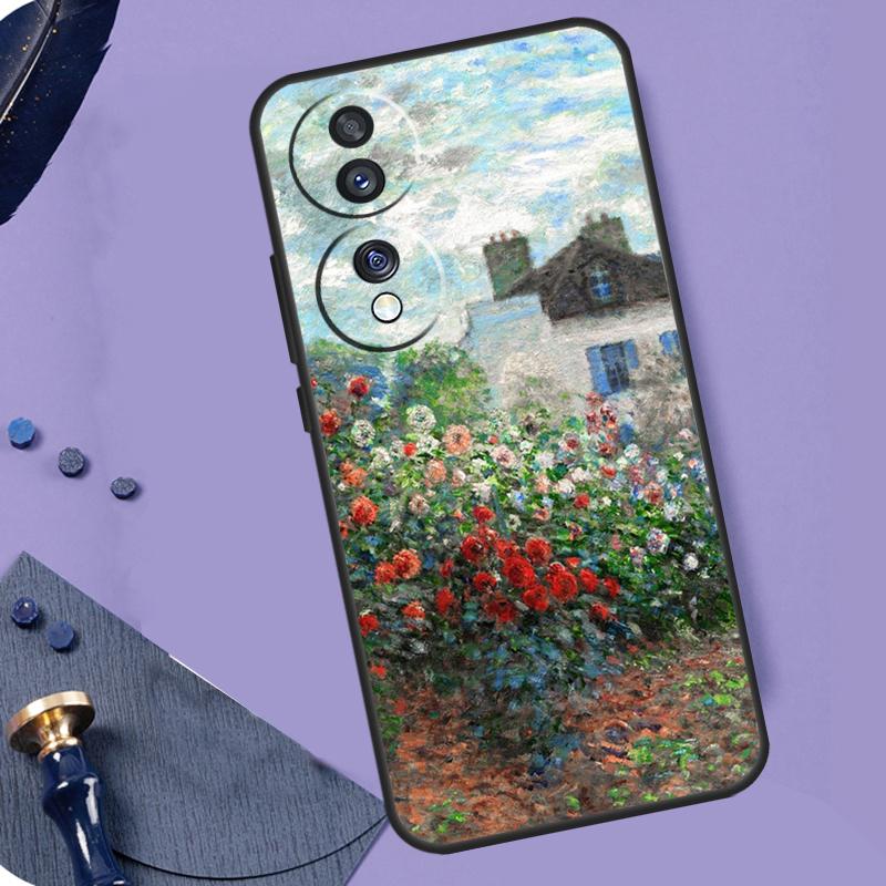 Claude Monet Art Painting For Honor Magic 6 5 Pro Lite 50 70 90 Case For Honor X9b X8b X7 X8 X9 X6a X7a X8a X9a Cover