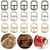 5Pcs Metal Pin Belt Buckles Durable Strap Clasps 12/18/25mm for DIY Shoes Bag Handbag Leather Craft Repair