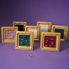 Vintage Gold Ring Display Stand Velvet Organizer Jewelry Display Rack  Wedding & Birthday Gifts