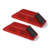 2pcs Solar Strobe Warning Light LED Warning Lamp High Bright Waterproof Light Control Flashing Bcon Barricade Construction   Traffic Light