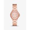 Mini Camille Pavé Rose Gold-Tone Watch MK7273