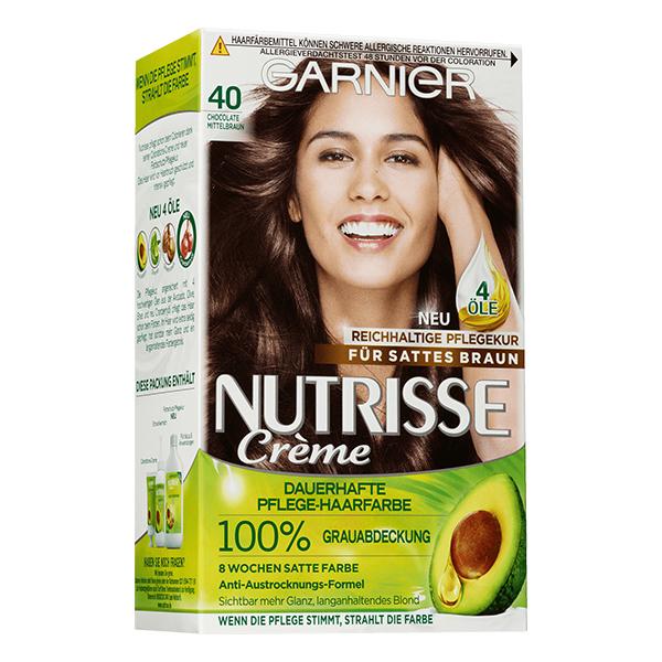 Garnier Nutriz Hair Color Chocolate Medium Brown 40