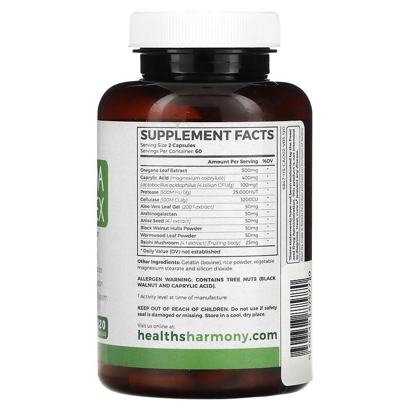 Candida Complex, 120 Capsules