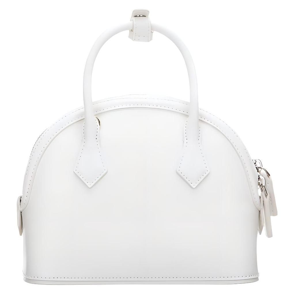 New MCM Tracy Visetos Coated Canvas With Leather Shoulder Bag, Crossbody Bag, Handbag Small Women's White MWTCAXT02WT001