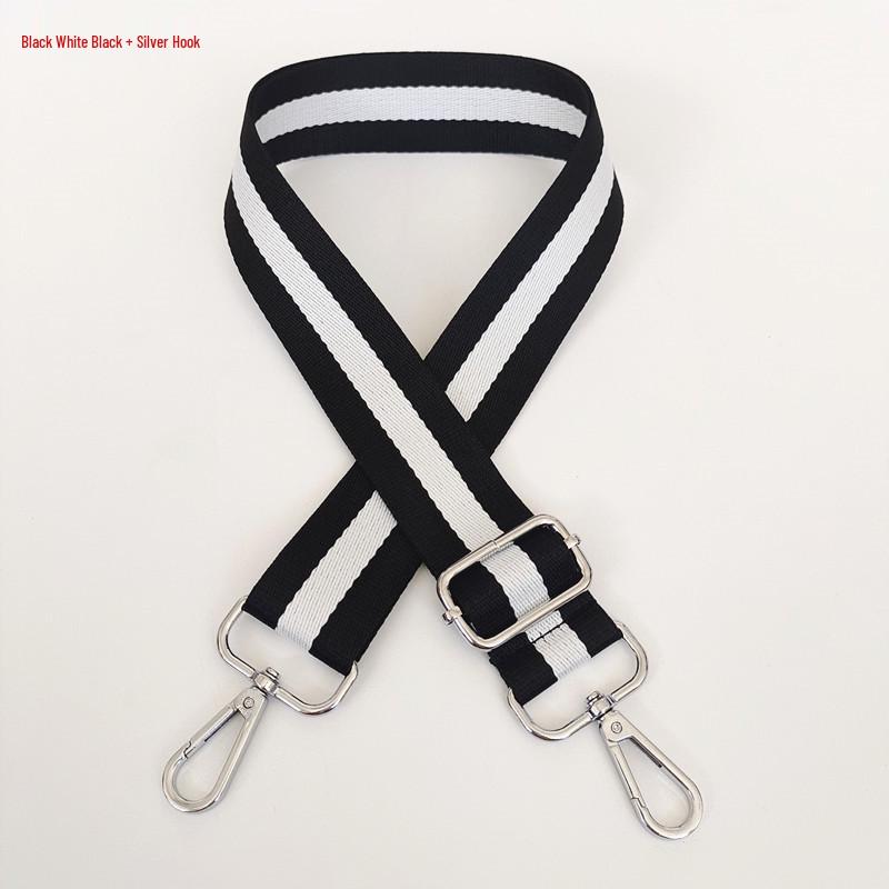 Bunter Verstellbarer Damen Crossbody-Taschenriemen - Verlängertes Breites Gestreiftes Schultergurtband