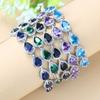 10-Color Health Fashion Jewelry Cubic Zirconia Green Female Bracelet Bangle For Women Trendy Accessories