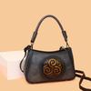 Vintage Embossed PU Leather Crossbody Bags for Women Luxury Designer Female Shoulder Bag Fashion Ladies Commute Purses Handbags