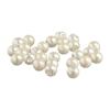 50pcs Creamy-white Pearl Button Round Venetian Pearl Button Crafts Clothes Button DIY