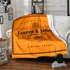 Veuve Clicquot Themed Blanket, Warm Coziness Couch Sofa Bed Blanket Home Decor