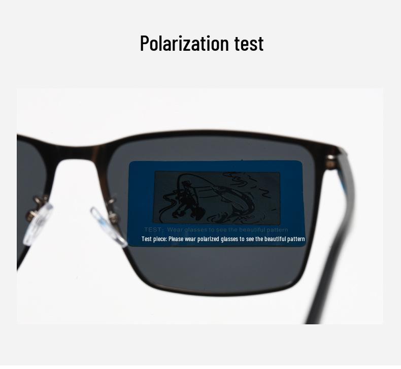 Men's Polarized UV Protection Sunglasses - Trendy for Fishing, Riding, and Driving