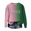 Women's Casual Round Neck Long Sleeve Valentine's Day Printed Pullover Top