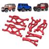 RC Suspension Arm Set Aluminum Alloy Front Rear Swing Arms with Ball Head for ARRMA 1/7 LIMITLESS for INFRACTION 6S for TYPHON 6S 1/8 RC Car Red