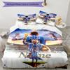 Messi World Cup Champion Personalized Name Bedding Set,Airy Bed Linen for Sports Room Decor,Perfect Teenager Gift,Double Sided Duvet Cover with Pillow