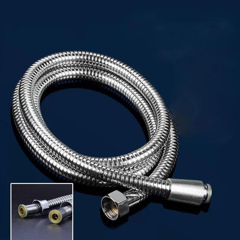 1.5m/2m Shower Head Pipe Shower Hose Bath Hose Garden Hose Stainless Steel Flexible Pipe Plumbing for Bathroom Accessories Tool