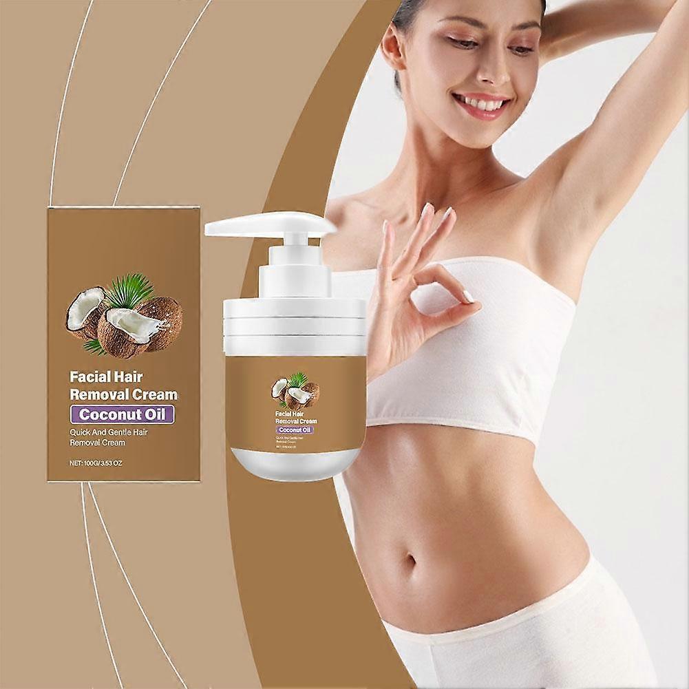 Coconut Facial Mild Hair Removal Cream Retarding Hair Regeneration 100G