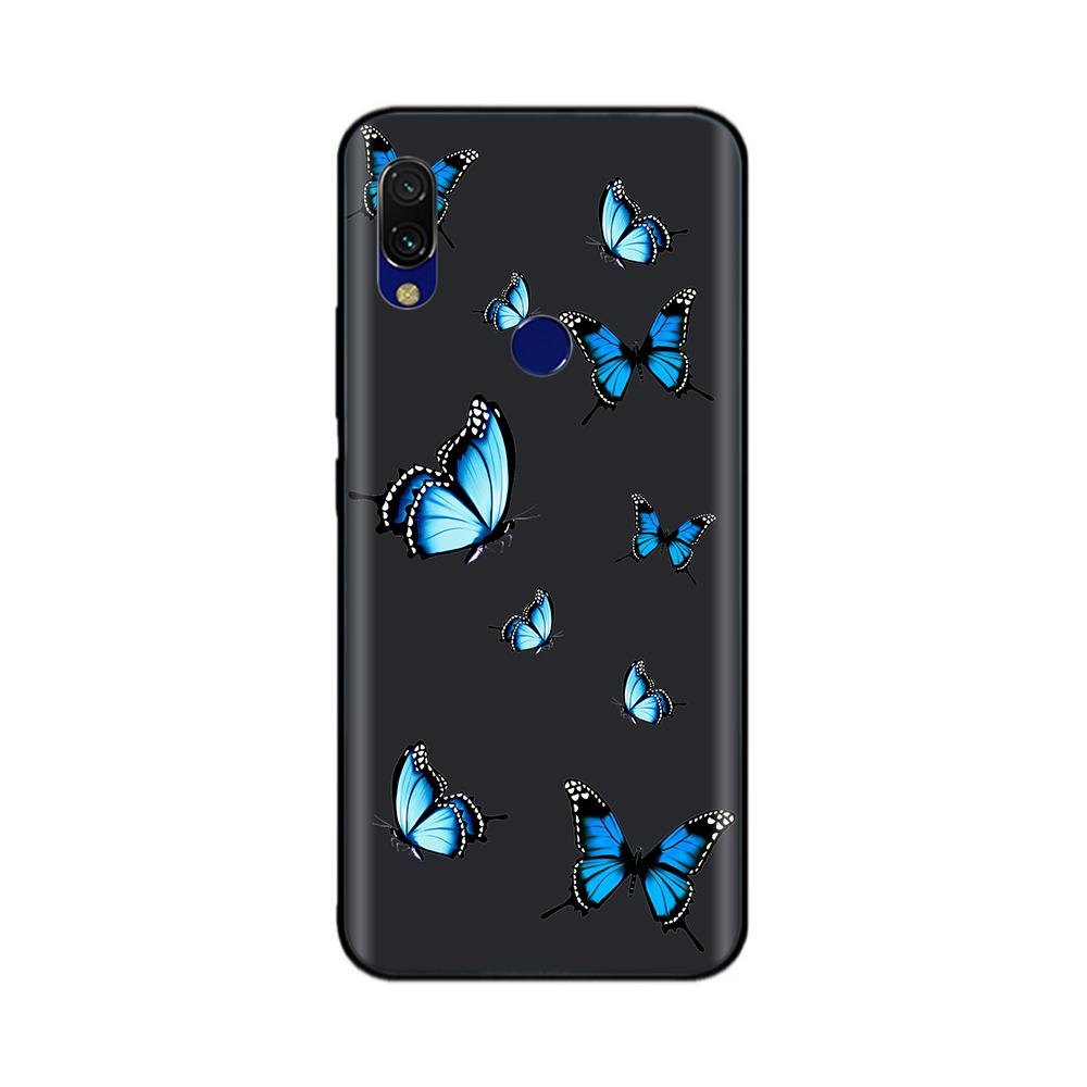 For Xiaomi Redmi 7 Case Redmi7 Black Silicon Bumper Soft Tpu Phone Case Cover For Xiaomi Redmi Note 7 Pro Note7 Case Funda Coque