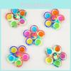 Stressrelief Spinner With Silicone Bubbles For Kids And Office Use Desk