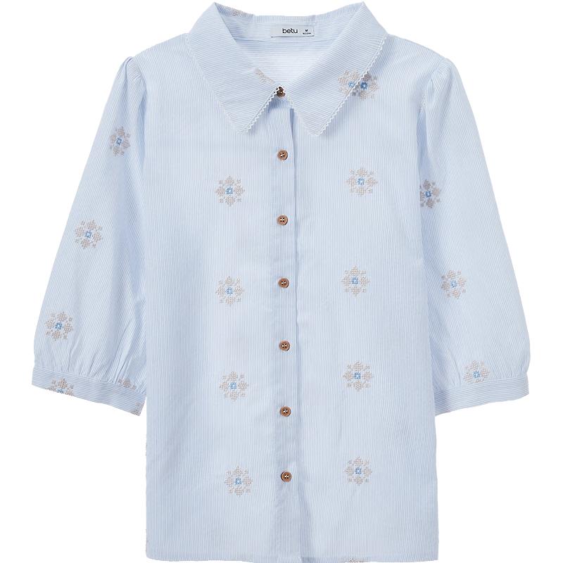 BETU Women's Summer Short Sleeve Shirt