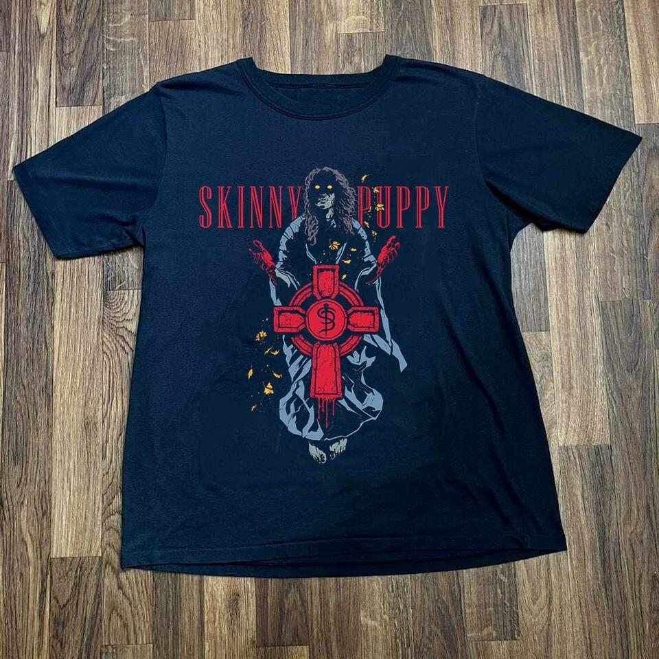 Skinny Puppy Logo Geschenk Für Fan T-Shirt Volle Größe S-5XL FH783 Unisex T-Shirt
