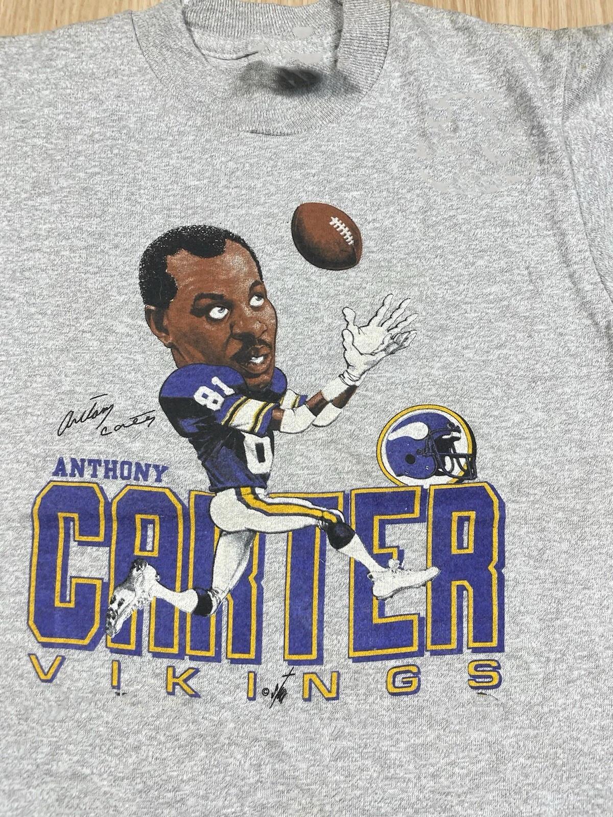 

ANTHONY CARTER Unisex Gray T-Shirt Cotton tee 5XL різнокольоровий