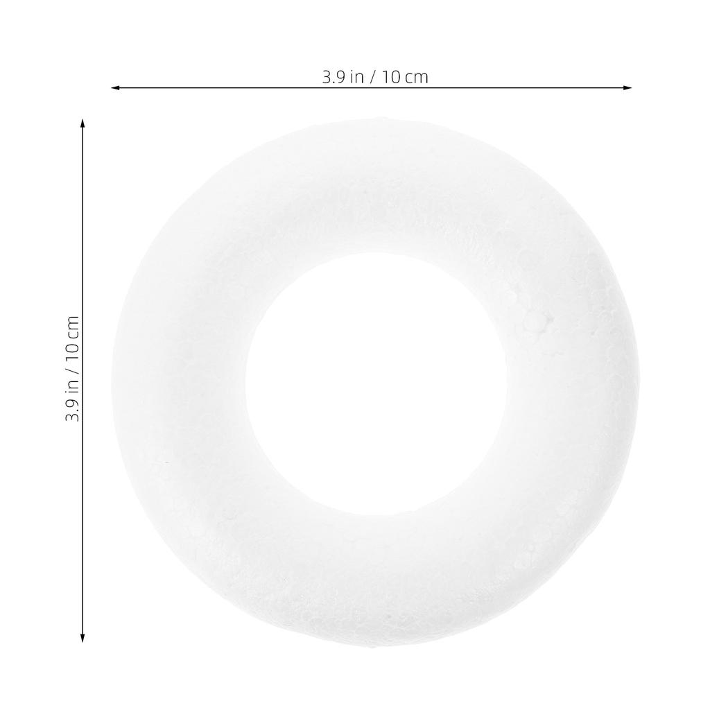 10Pcs DIY Foam Circles Light Easy-Carry Craft Models for Holiday Party Wedding Decorations Art Making Kits Foam Circle