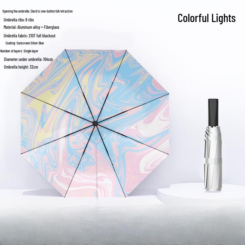 

Hanyou Smart Automatic Rechargeable Umbrella - Colorful Flowing Light