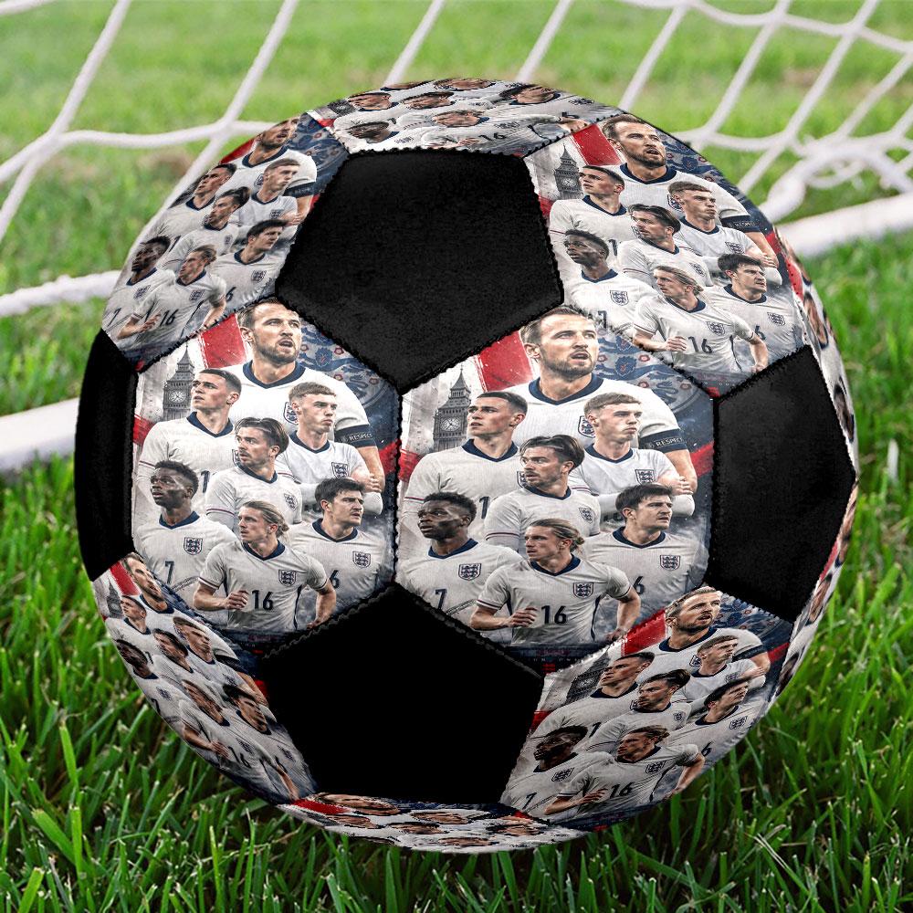 1pc England National Football Team Soccer Ball Size 5 Indoor Soccer Ball Fashion Colorful Backyard Game - Great For Sports Fans Gift HE23