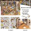Infeel.Me My Little House 3D Scenery Stickers - Miniature Two-Layer Quiet Book Series