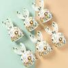 50Pcs Plastic Rabbit Ear Bags Party Favors Gift Packaging Bag Snack Packing Supplies  Easter Party