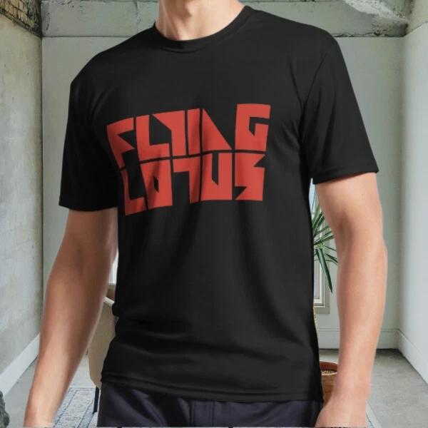 New Flying Lotus Active Logo Men s Black T shirt Funny Size S to 5XL 2XL