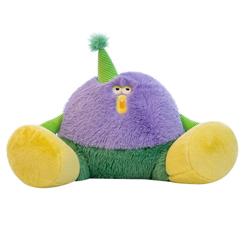 Funny Hilarious Smiley Big Feet and Waist with Office Companion To Sleep On The Pillow To Send Friends Birthday Gifts Bay Window Decoration