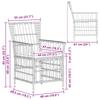Garden Chairs 4 pcs Grey Poly Rattan