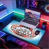 Custom Name Personalized Ajax Pattern Mousepad, Laptop PC Desk Mat, Decorative Desk Mat for Home Keyboard Pad Gift