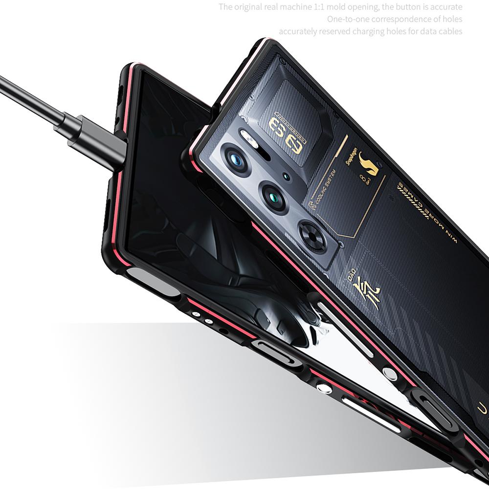 For ZTE Nubia Red Magic 10 Pro+ 5G/10 Pro 5G/9 Pro 5G/9 Pro+ 5G Bumper Case Phone Cover Frame