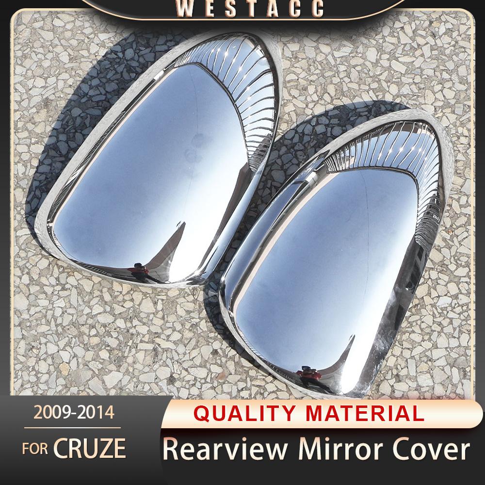 2 Stücke Chrom Auto Rückspiegel Abdeckung Schutz Aufkleber für Chevrolet Chevy Cruze 2009 - 2014 Seitenspiegel Dekoration