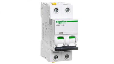 Circuit Breaker 2P C 2A 6kA AC iC60N-C2-2 A9F04202