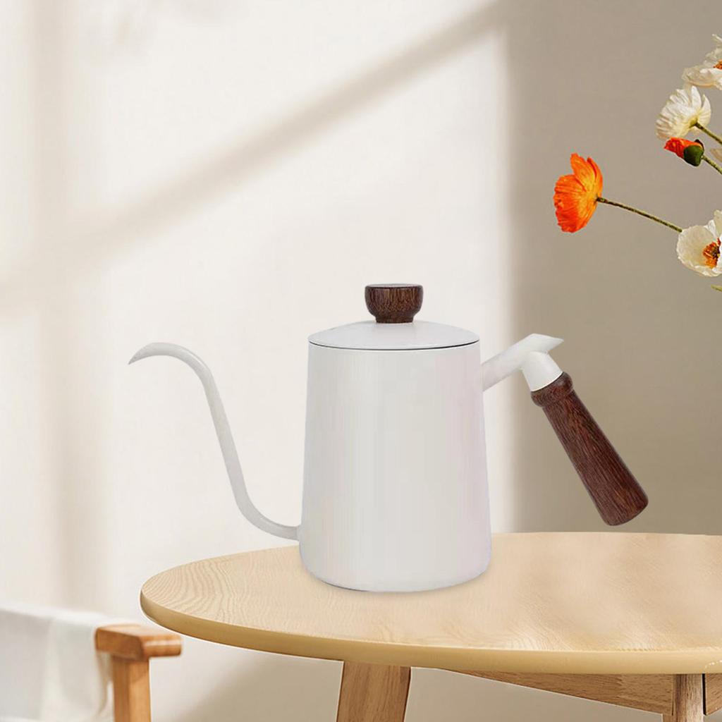 600ml Pour over Kettle Hand Brewing Coffee for Indoor Outdoor Kitchen