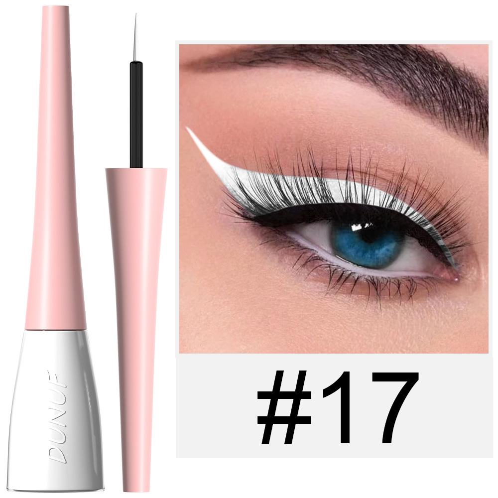 18 colori eyeliner liquido ad asciugatura rapida impermeabile eyeliner a lunga tenuta ombretto sistema di colori misti eyeliner penne per trucco occhi glamour