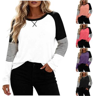 Women's Long Sleeve Casual Loose Fit Top for Fall Fashion Everyday Wear