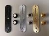 Electric Guitar Control Plate: Solid Color with Carved Line and Volume Knob