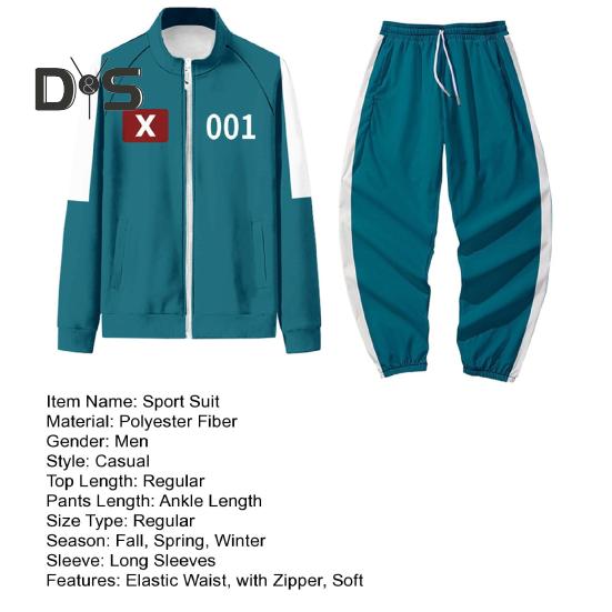 Men Cosplay Suit Set Long Sleeves Sport Sweatshirt Drawstring Elastic Waist Trousers Set Cosplay Carnival Costume Party Props