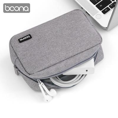 Boona Oxford-Stoffmaterial, Laptop-Stromaufbewahrungstasche, Datenkabel-Aufbewahrungstasche, digitale Aufbewahrungstasche, tragbar
