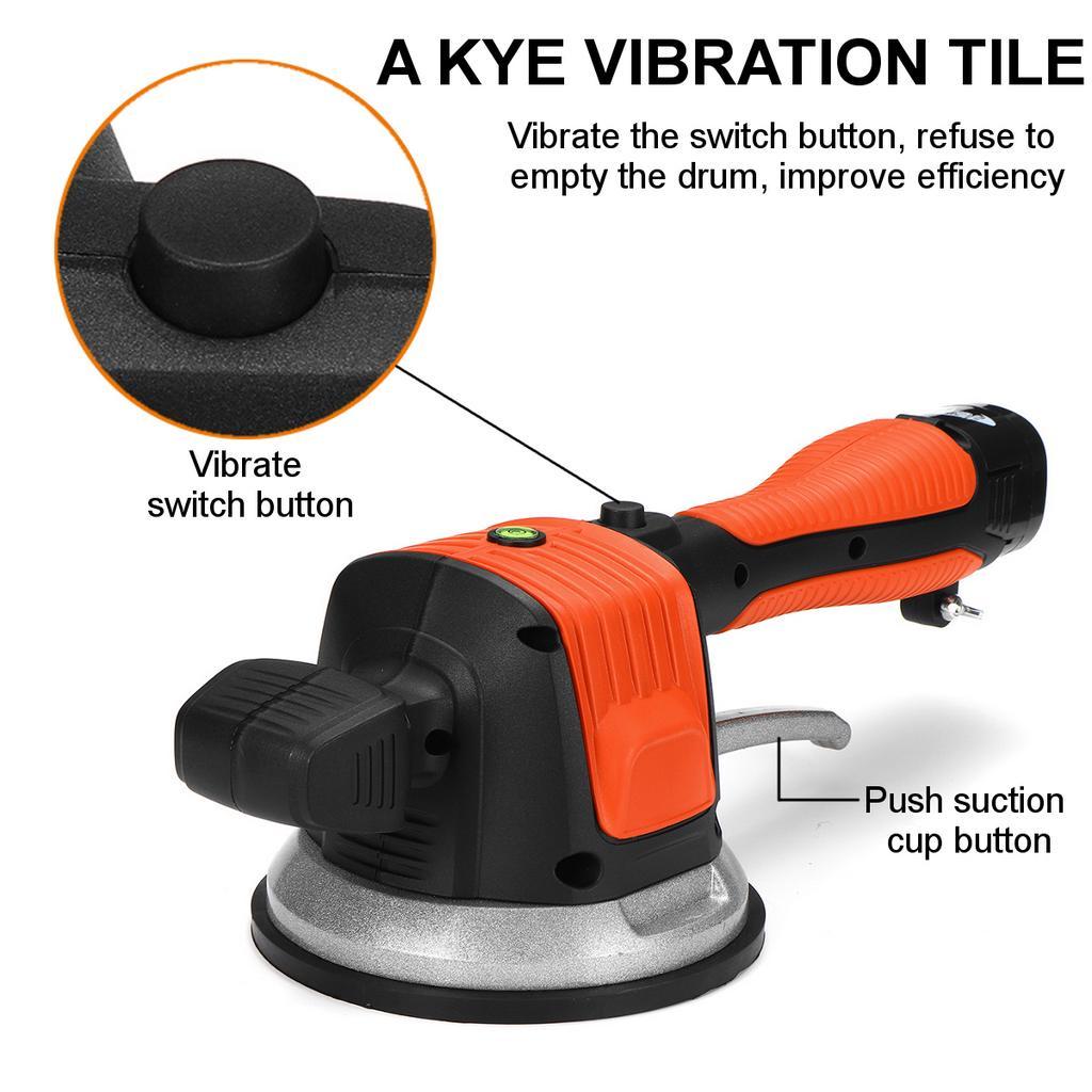 6 Levels Professional Wireless Tile Leveling Machine 16.8V Tile Floor Portable Power Tool Lithium Battery Wall Tile Vibration Leveling Tools