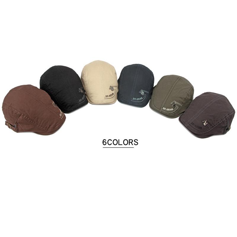 Pamuk Bere erkek Newsboy Kapaklar Menspring Yaz İngiliz Retro Bereliler Kap Gatsby Ressamlar Şapkalar Sürücü Ivy Şapka Düz Kapaklar