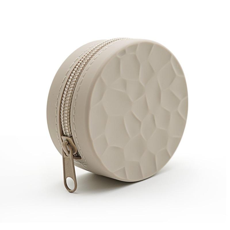 

Корейский милый чехол-кошелек для монет, круглый силиконовый чехол для девочек, детская сумка для монет, маленькая женская сумка для ключей для девочек, мини-сумка для гарнитуры, кошелек, детский подарок светло-серый