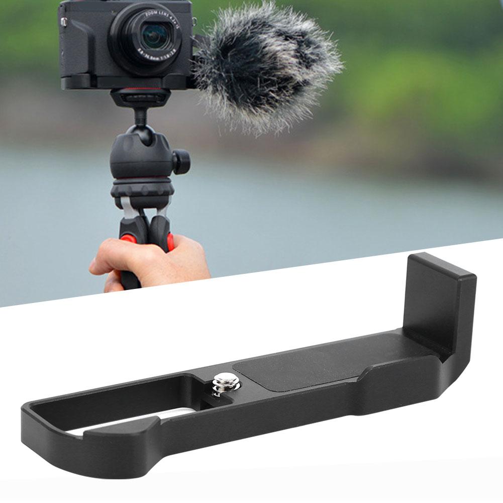 Placa de Extensão em Forma de L Adaptador de Microfone Suporte para Fotografia VLOG para Canon G7X MarkIII